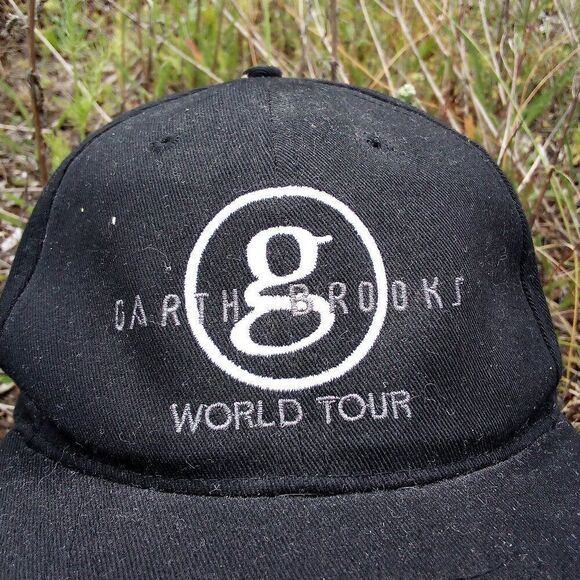 Vintage Garth Brooks World Tour Snap Back Hat - Picture 2 of 7